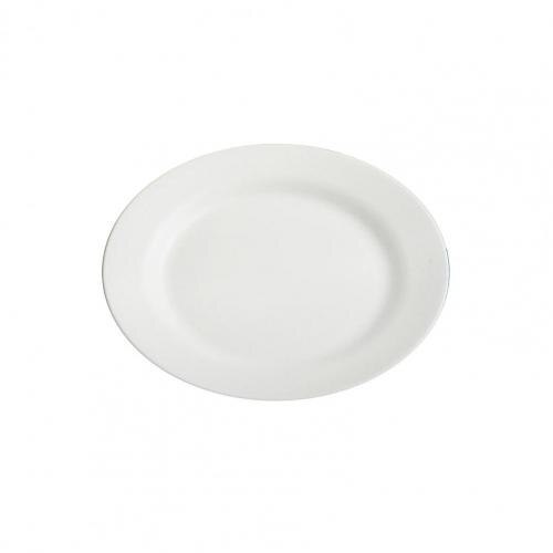 Shockproof Anti-scratch Food Plate Plastic Practical Heat-resistant Dinner Plate for Home: Beige  25cm