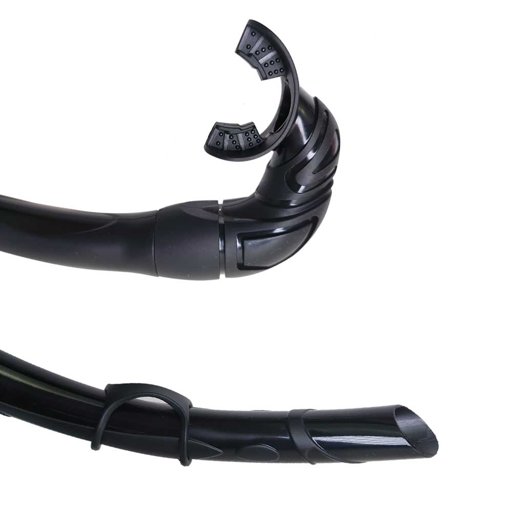 Oprolbare siliconen snorkel Zwemmen Zwemmen Snorkel met hangende gesp Comfortabele beademingsslang voor snorkelen