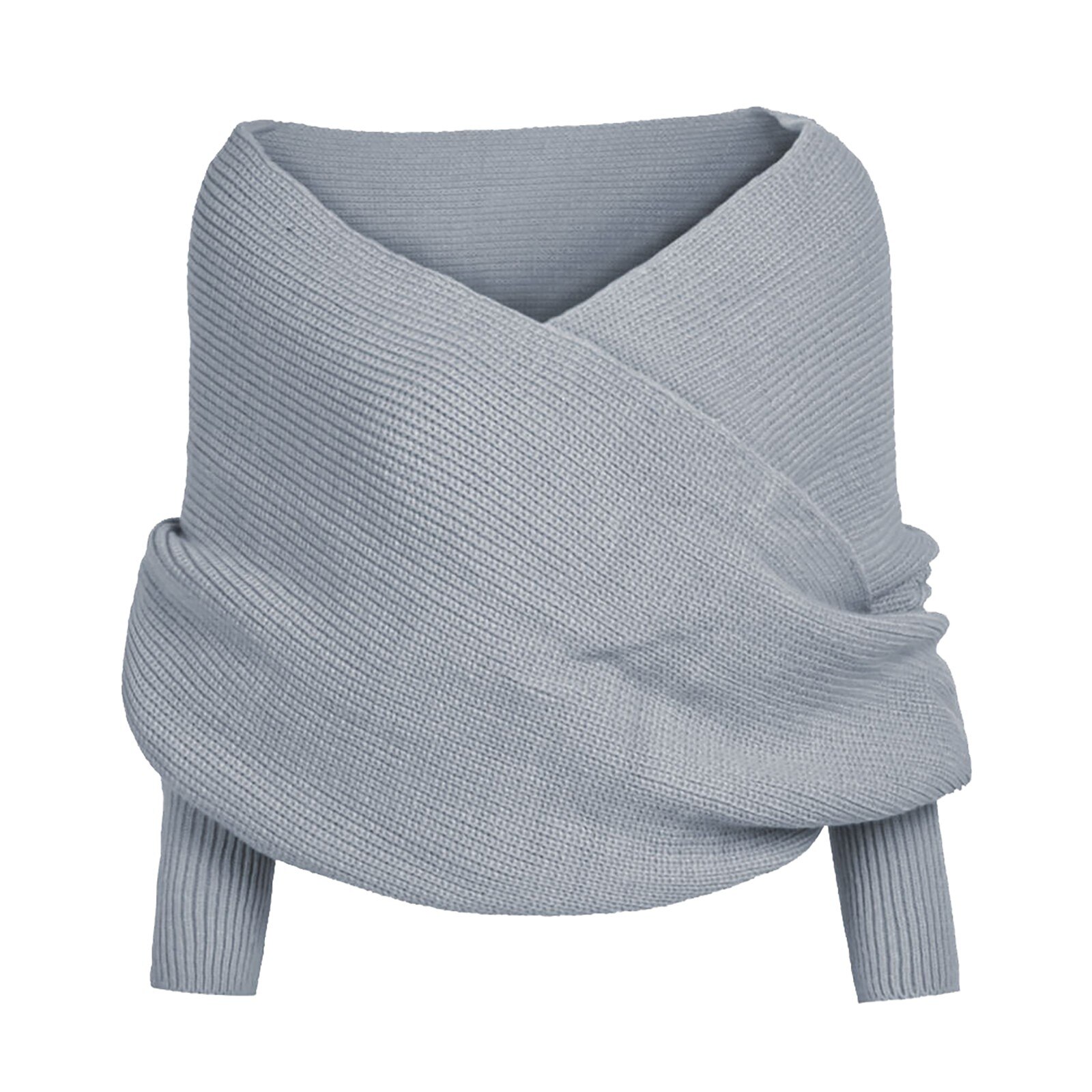 Poncho à manches chauve-souris pour femme, col bateau, écharpe, tricot doux, châle d'hiver, 40 #