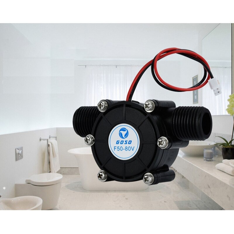 Generatore di turbina micro idro acqua per doccia luminosa, Schermo doccia a portato