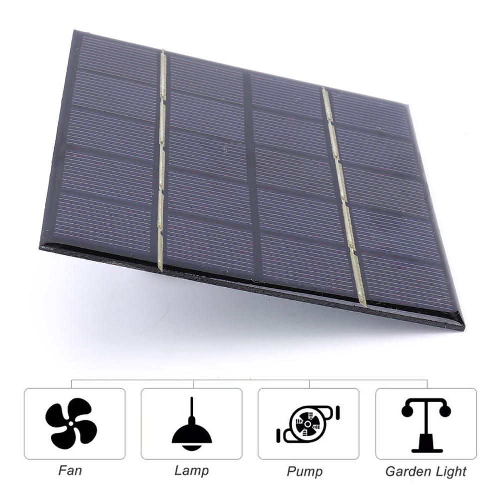3W 5V Solar Panel Photovoltaic Cells Phone Power Bank for Solar Light for 3.7V Battery 3-5V Battery/Phone Charger