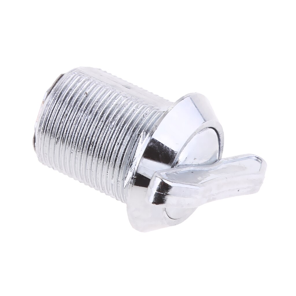 Uiversal Cabinet Desk Drawer Keyless Thumb Turn Lock with Chrome Finish 20mm