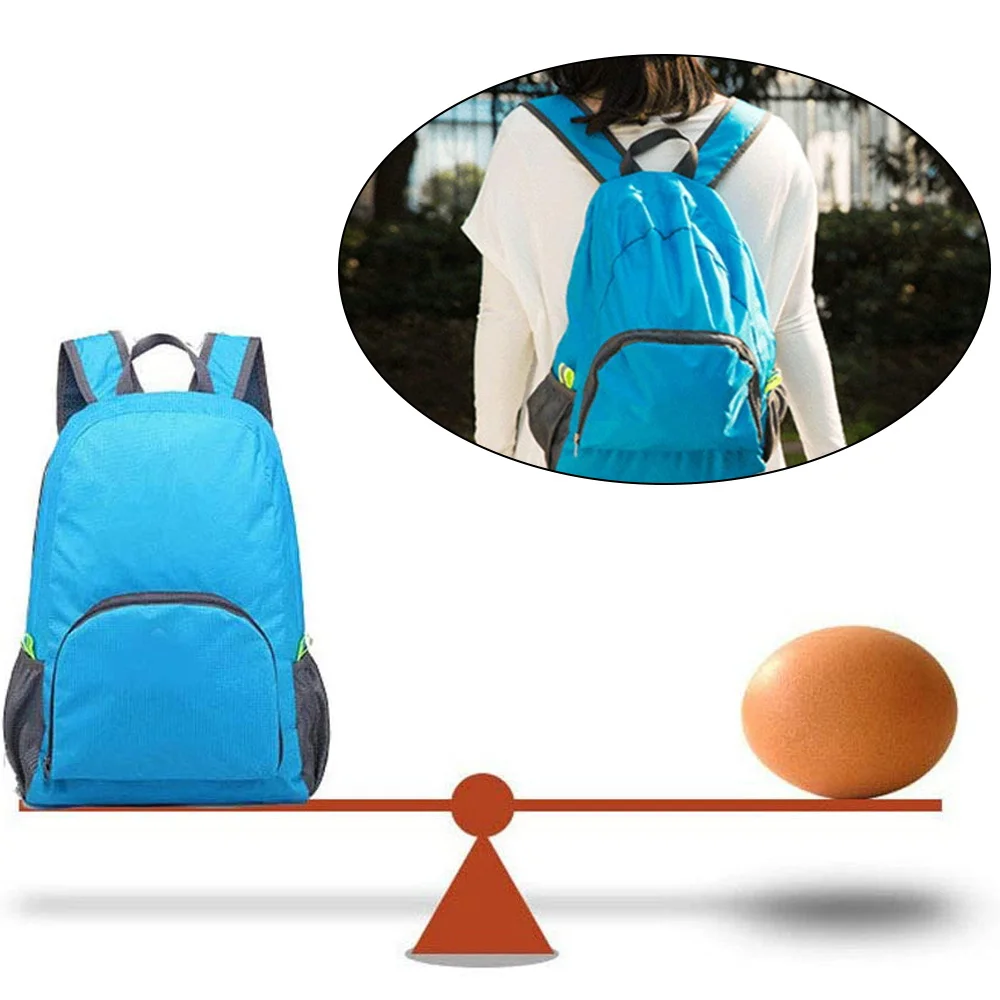 Mochila plegable portátil ligera para hombre, paquete ultraligero para exteriores, senderismo, Camping, deporte, escalada, organizador, bolsos para hombre y mujer