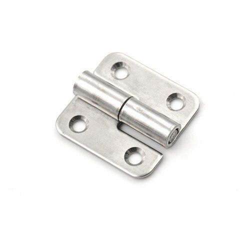 1Pcs 1.5 Inch Long Stainless Steel Self-Closing Corner Draw Door Hinge For Home Window Cabinet Tool Box Mounting Doors Hinges