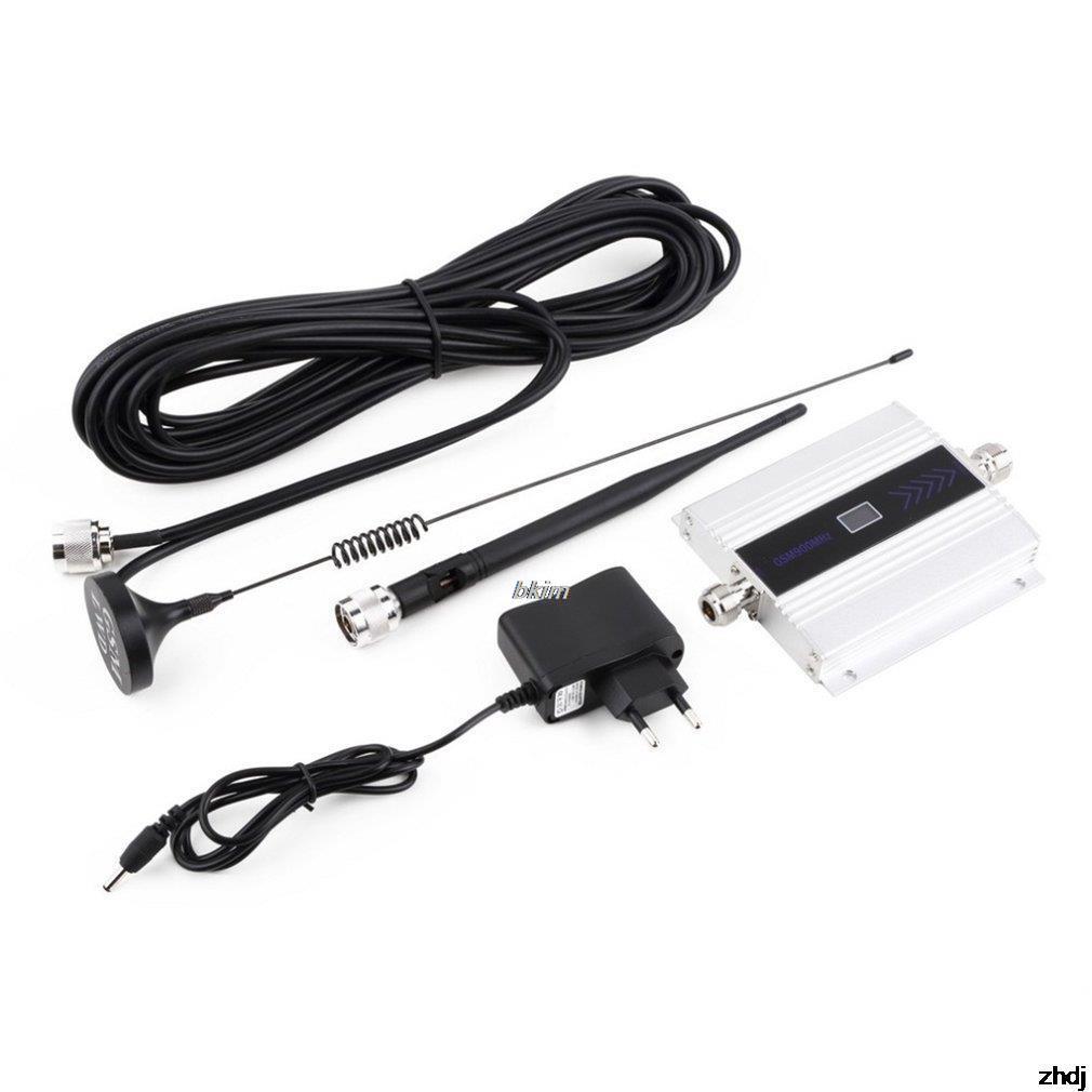 Mobile Unicom GSM 900MHz Mobile Phone Signal Booster Cellular Repeater Amplifier Antenna Cell Phone Signal Booster Amplifier: EU plug