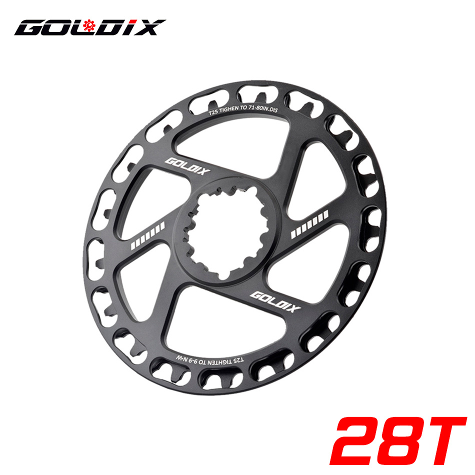 GOLDIX Kinder Kurbel Fahrrad Kettenblatt MTB Kettenblatt 28T 30T 32T 34T 36T Für SRAM GXP XX1 X9 XO X01 GX Eagle NX: WHITE