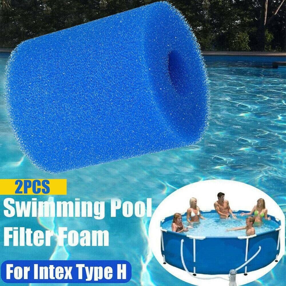 2Pcs Reusable Swimming Pool Foam Filter Sponge Filter Cartridge For ...