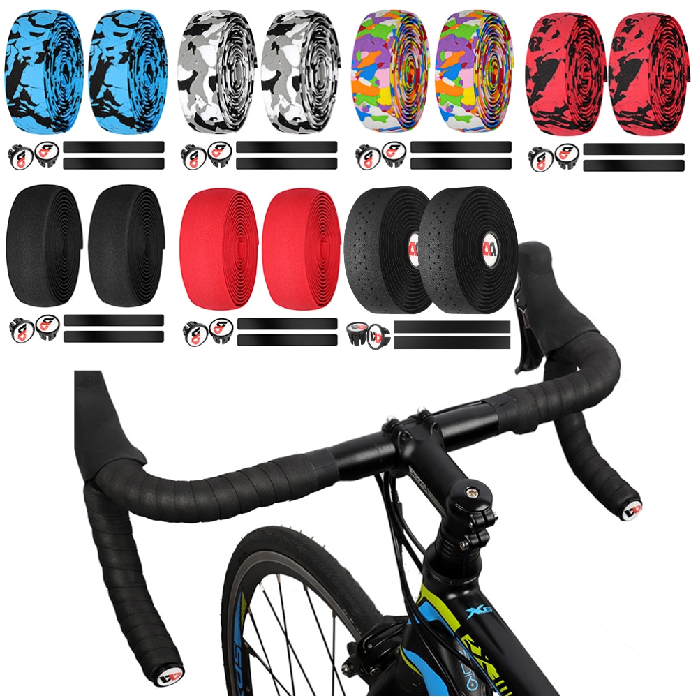 Cinta de goma EVA para manillar de bicicleta de montaña, resistente al desgaste, antideslizante, engranaje fijo, cubierta de volante, accesorios de ciclismo
