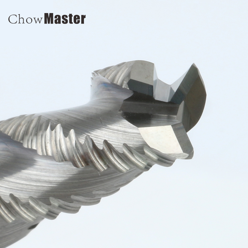 Roughing End Mill 4 Flute HRC65 3mm To 20mm CNC Milling Cutter Bits Router Bit For Aluminium Steel Metal Roughing Machining