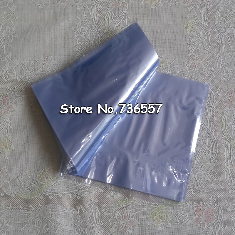 35*40cm Soft Transparent Blow Molding PVC Heat Shrinkable Bags Shrink Film Wrap Cosmetic Packaging Wrap Materials Plastic Bag