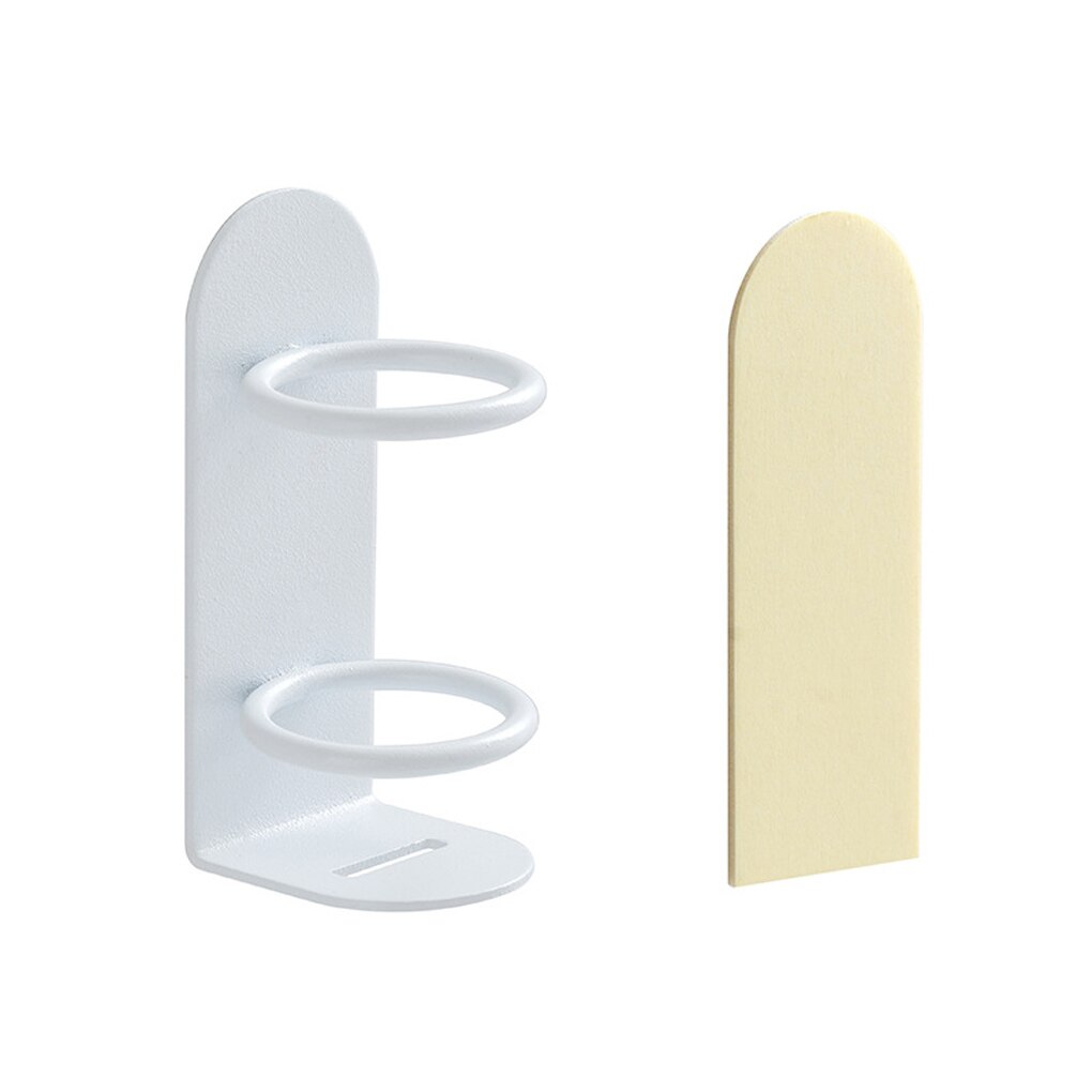 Étagère de rangement pour brosse à dents électrique, 1 pièce, de , support mural pour brosse à dents, égouttoir en fer, étagère de salle de bain: White