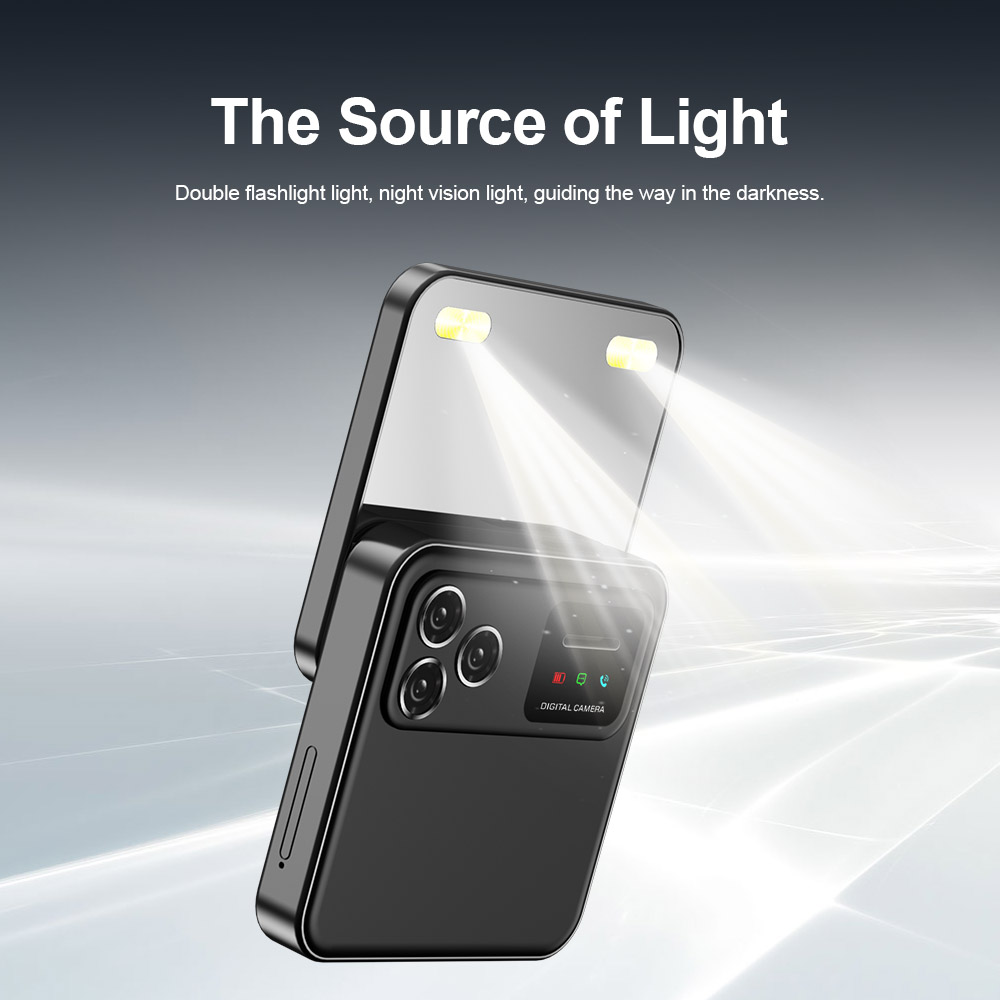 Servo r18 pro tela rotativa do telefone móvel 2g gsm magia voz velocidade dial lanterna lista negra 2 sim espera telefones deslizantes laterais