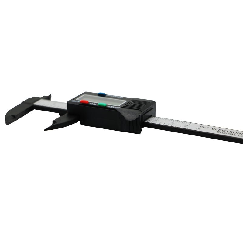 SHAHE-calibrador Vernier Digital de plástico, herramientas de medición de 0-100mm, micrómetro, calibrador Vernier de 100mm,