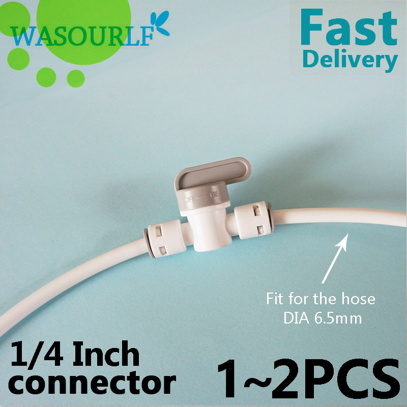 WASOURLF 2 STKS waterfilter connector adapter 1/4 inch kraan tap