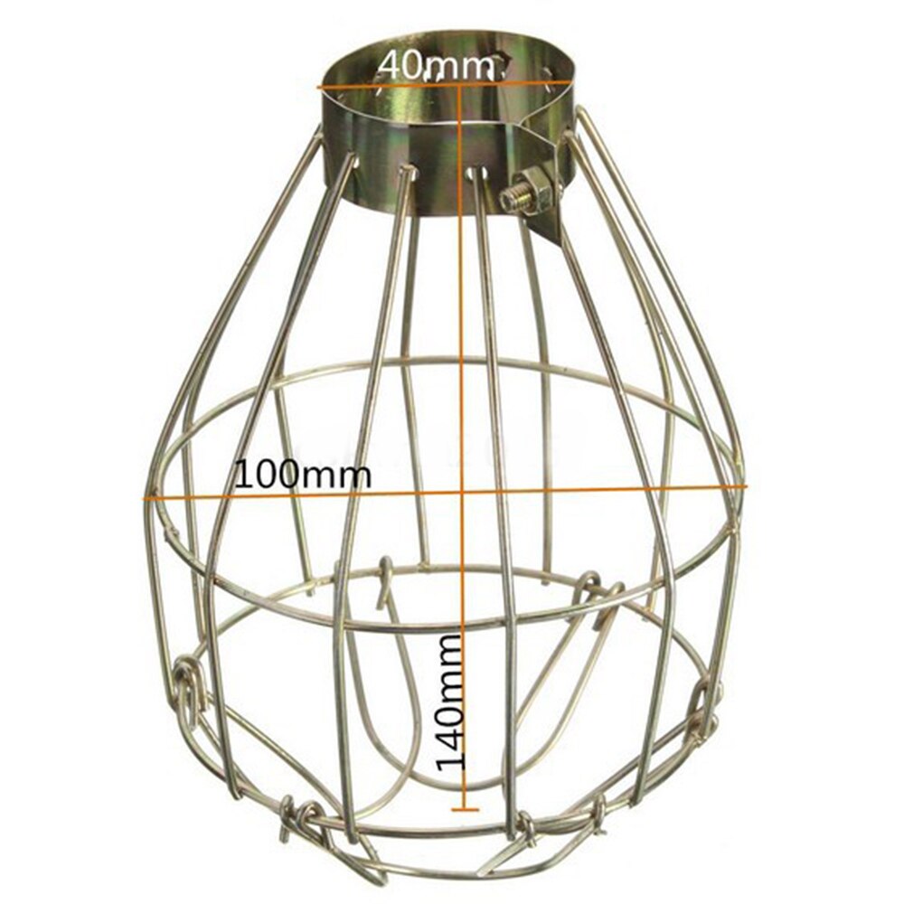Lampenkap lampenkap verlichtingsonderdelen koperen anti-verbranding thuis huishoudelijk explosieveilig verwijderbaar 10 * 14cm reptielenvoorziening