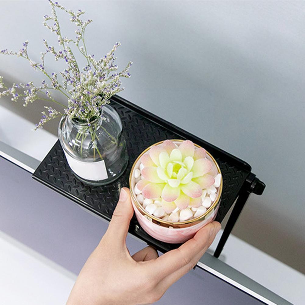 Adjustable Rack Tv Screen Top Storage Shelf Holder Monitor Organizer Computer Bracket Office Home Shelf Stand Display Deskt Y2j1