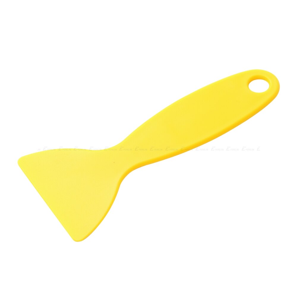 Plastic Screen Shovel Tools Protector Protective Film Scraper For iPhone Android Mobile Phone Tablet Glue Remover Repair Tool: YELLOW