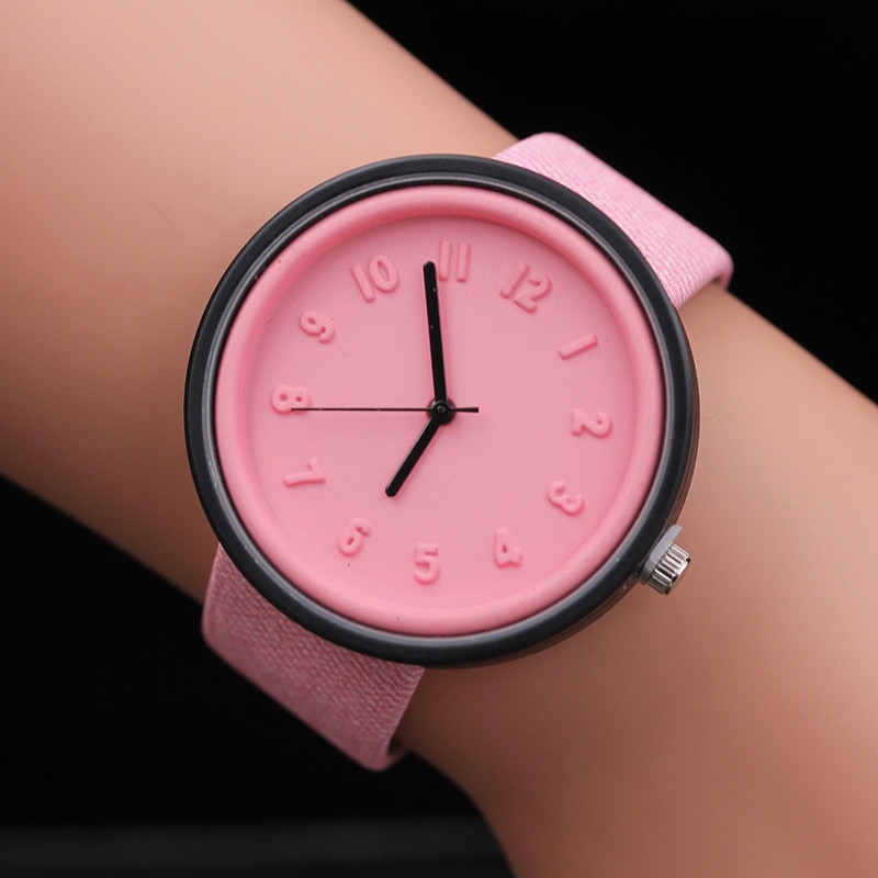 Simple Women Watch Unisex Korean Students Leather Band Analog Quartz Couples Wristwatches Ladies Watch Female Clock relogio