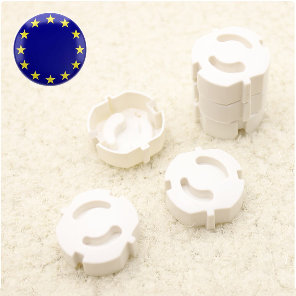 24pcs EU Power Socket Electrical Outlet Baby Kids Child Safety Guard Protection Anti Electric Shock Plugs Against Electric Shock