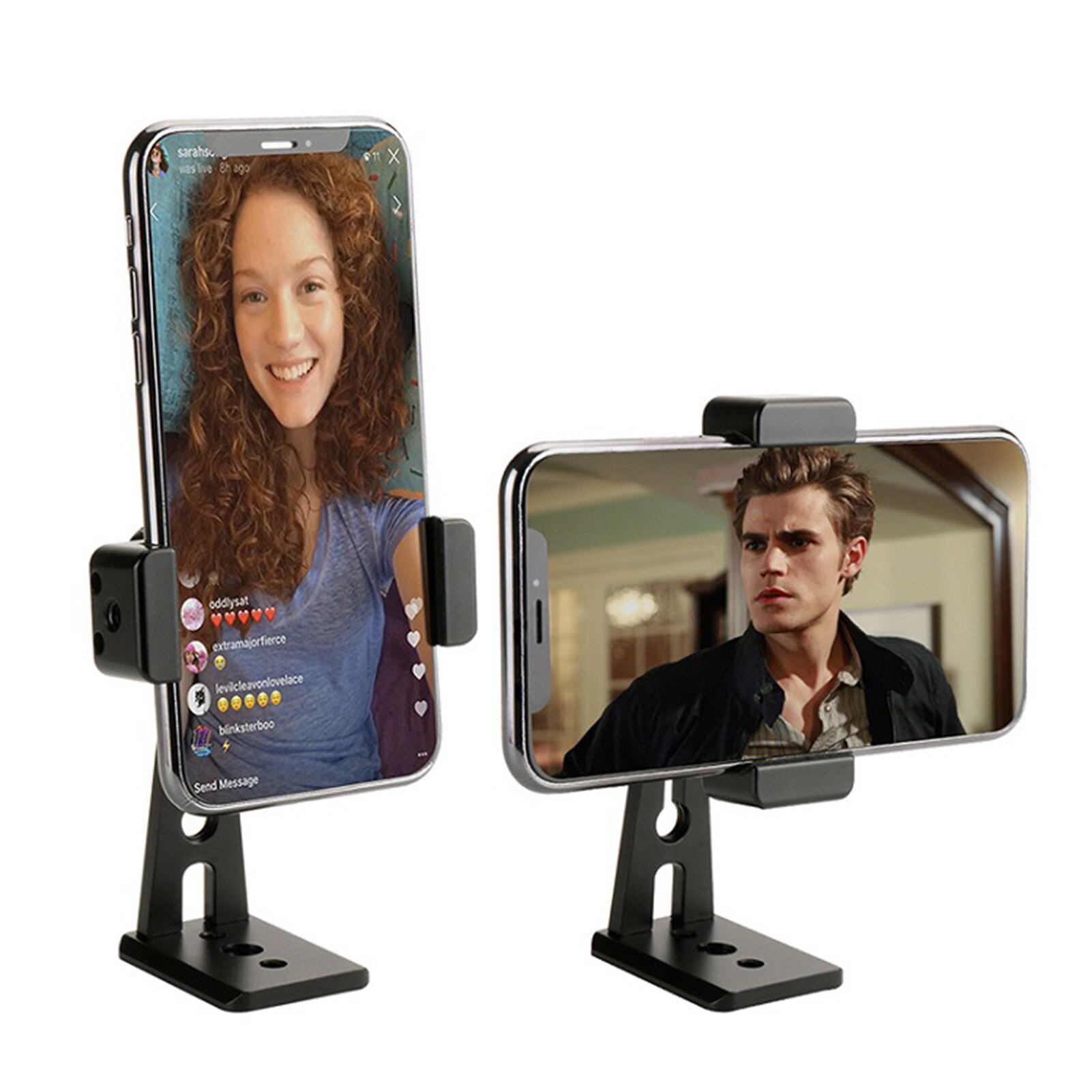 Ulanzi ST-04 Statief Klem Mount Smartphone Houder Adapter W Bluetooth Remote Shutter Live Statief Voor Iphone Android Mobiele