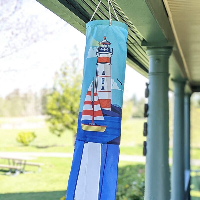 Outdoor Windsock All Weather Measurement Home Vane Windsock Indicator Aviation Monitoring Garden Hanging Decoration