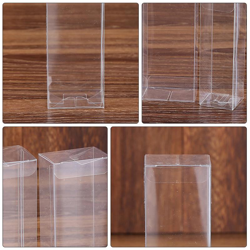 26 st pvc genomskinliga förpackningslådor plastorganisator mångsidiga förvaringslådor  (5 x 5 x 15cm)