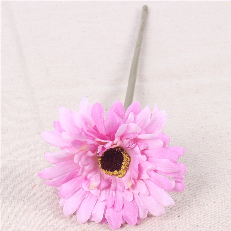 1PCS African chrysanthemum flower wedding flower artificial flower silk flower decoration for home table accessorie: Purple 