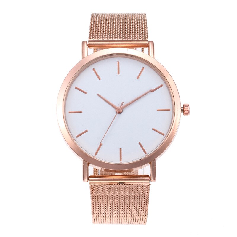 Mode Vrouwen Horloges Eenvoudige Romantische Rose Gouden Horloge vrouwen Polshorloge dameshorloge relogio feminino reloj mujer: rose gold