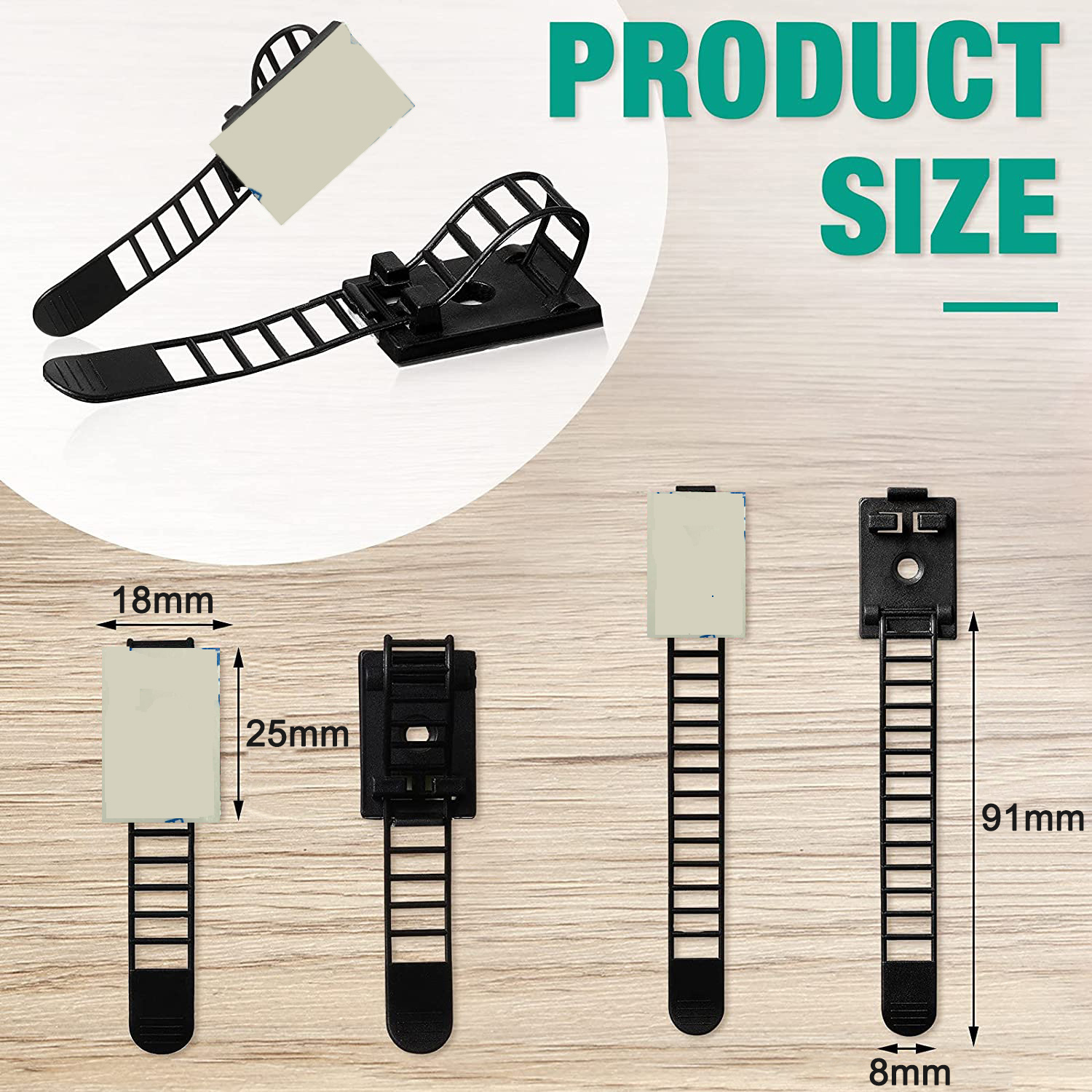 Untoom kabel samoprzylepny klipsy do zarządzania regulowany pasek nylonowy opaski do przewodów zaciski do przewodów Organizer do kabli na przewód sieciowy przewód zasilający