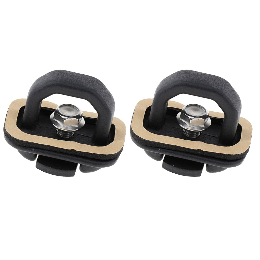 2 pcs Brand And Bull Ring Retractable Truck Bed Side Wall Tie Down Anchors Corrosion Resistance