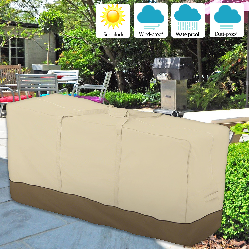 Multi-function Garden Furniture Storage Bag Cushions Upholstered Seat Protective Cover Large Capacity Storage Bags