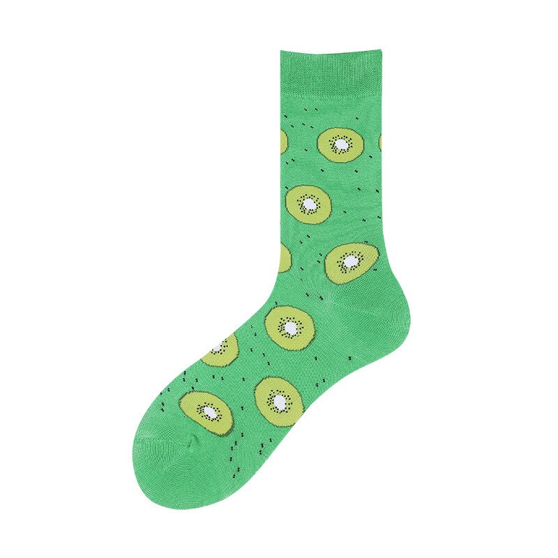 1 paire hommes chaussettes coton drôle équipage chaussettes fruits banane ananas brocoli chaussettes nouveauté chaussettes pour automne hiver: 1300c / EUR39-44