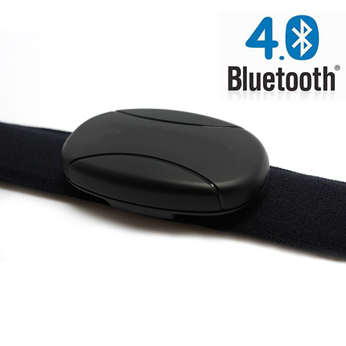 Ant bluetooth 4.0 pulsmåler bælte smart sensor brystbåndsbånd udendørs fitnessudstyr til polar garmin wahoo ur: Bt-sensor og bælte