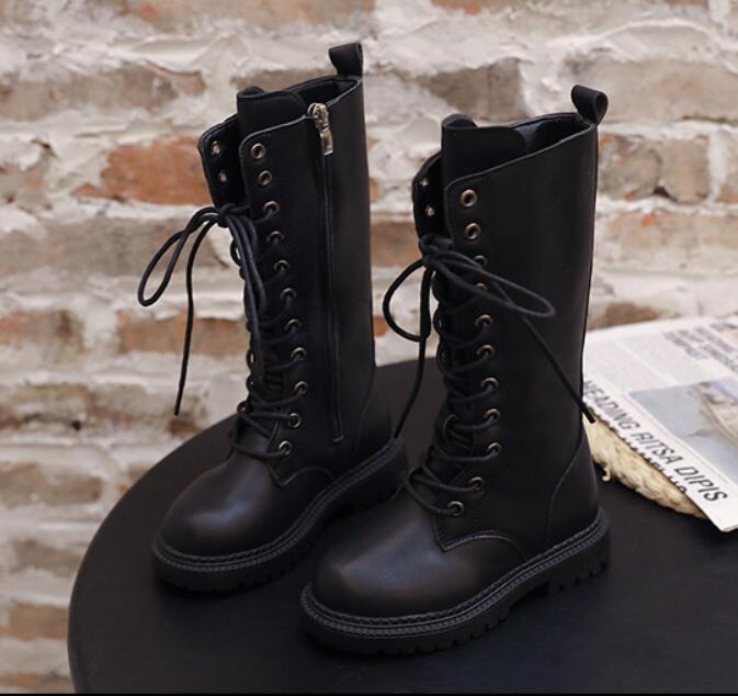 neue Herbst Mädchen Kurze Stiefel Leder freundlicher Martin Stiefel Gummi Komfortable freundlicher Stiefel