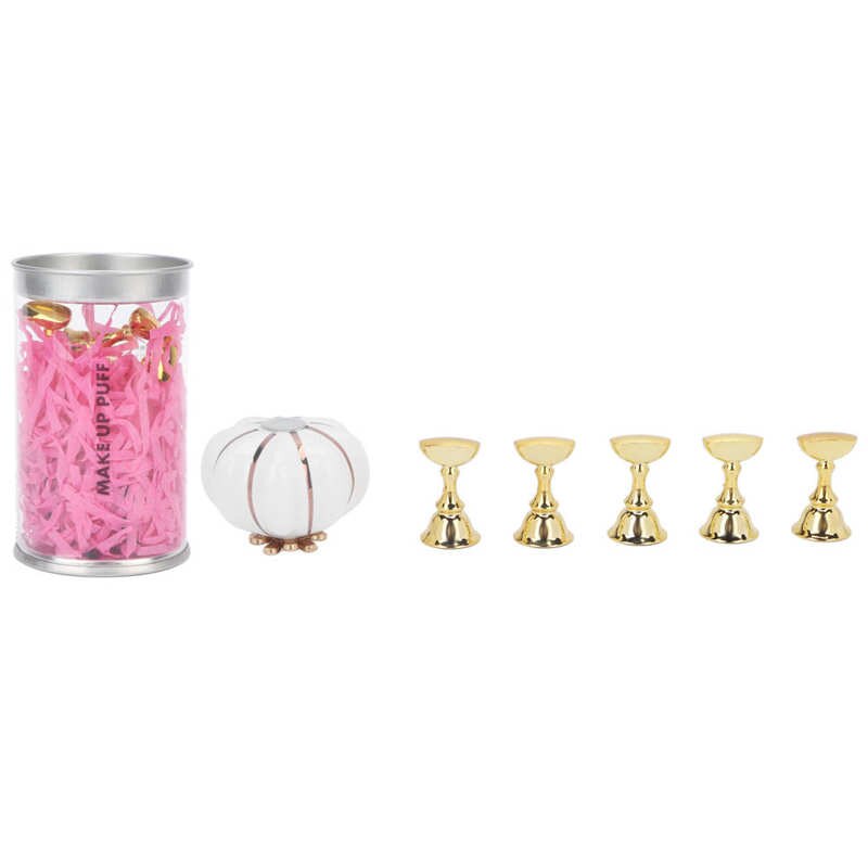 Nail Practice Stand Stylish Nail Art Display Stand Magnetic Exquisite DIY for Home Salon for Beginner: white