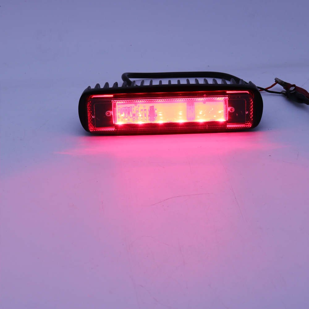 6 INCH 10-60V 30W Red Zone Beam 48V LED Forklift Forktruck Red Blue Danger Zone LED Forklift Warning Light Zone Safety Lights