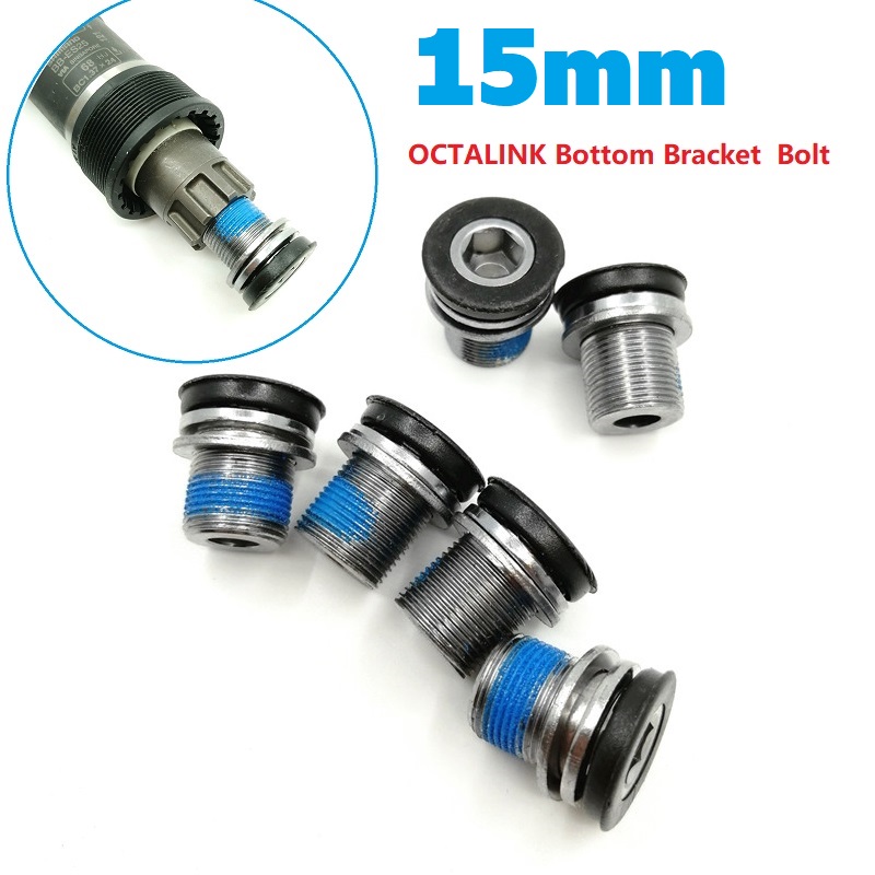 Fahrrad 15mm OCTALINK Tretlager Schraube Fahrrad Kurbel Bolzen Keil Tretlager Achse Schraube Zubehör Für ES25 ES300