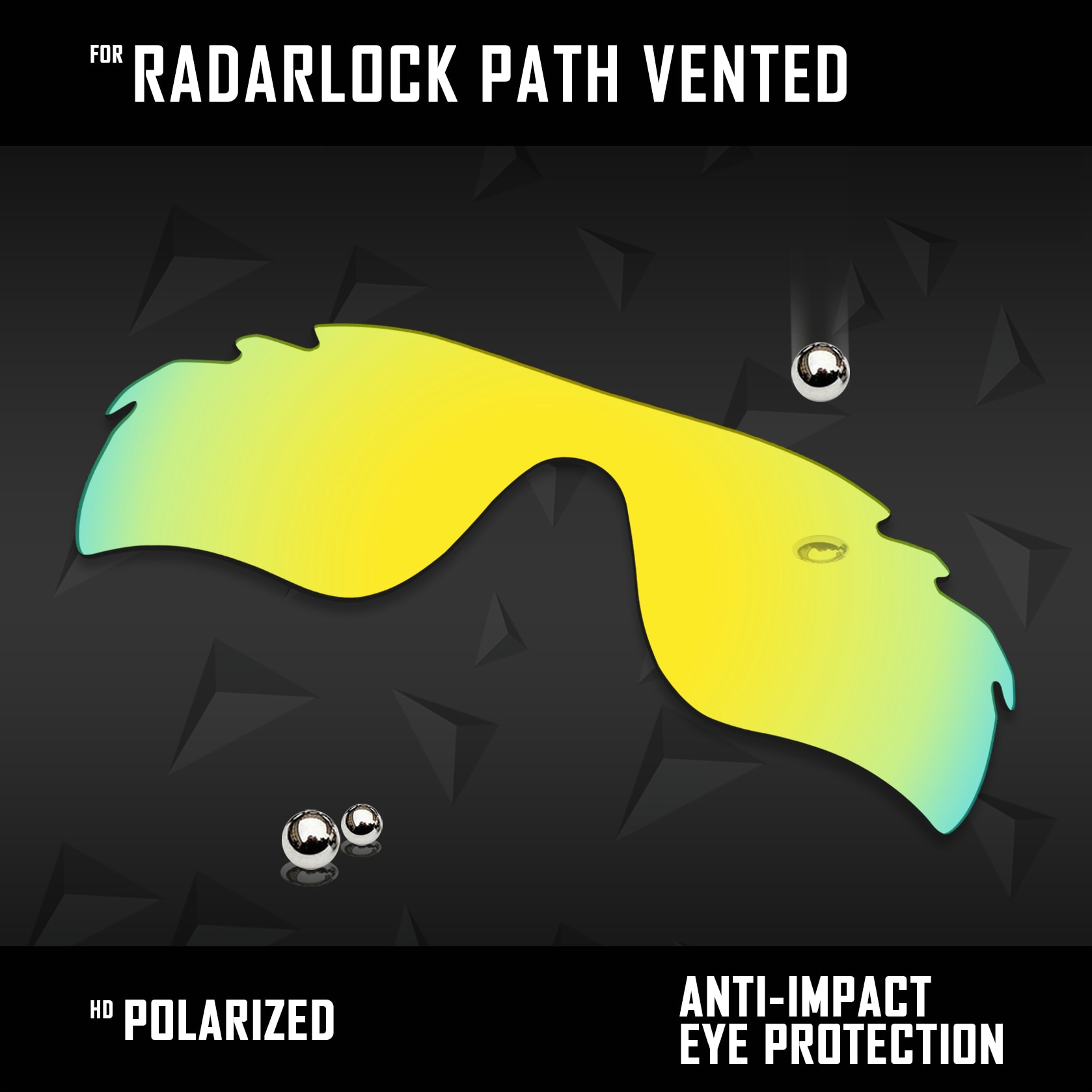 Lentes de repuesto oowlit para gafas de sol oakley radarlock path vented  oo9181 polarizadas (varios colores)