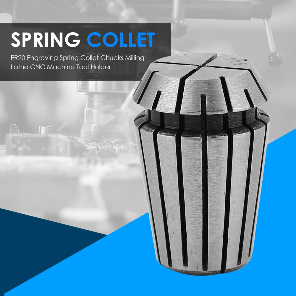 Spring Collet Chucks Milling Lathe Tool Holder Engraving Machine Lathe Mill Spring Collet Chuck for ER20 ER