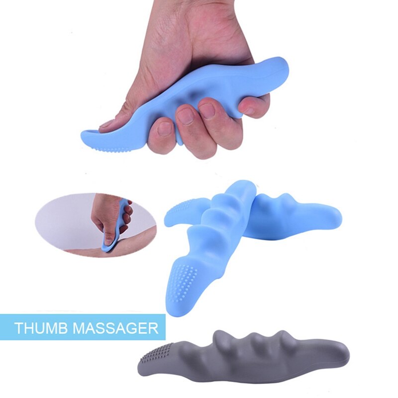 Duim Massage Apparaat Siliconen Duim Saver Massager Fysiotherapie Klein Gereedschap Full Body Deep Tissue Trigger Massage Apparaat 15.5Cm