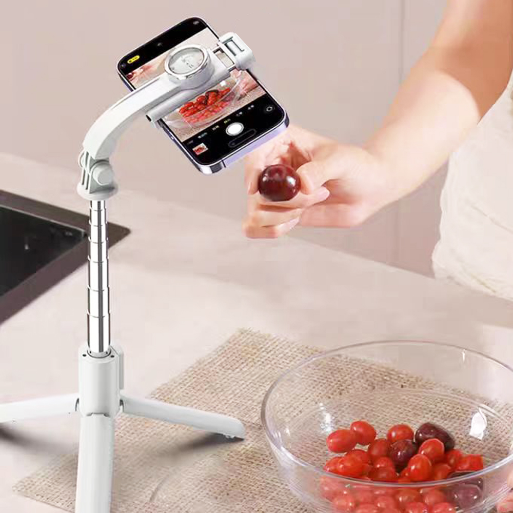 KT01 100 cm draadloze mobiele telefoon selfie stick statief Bluetooth externe uitbreiding statief live selfie tour