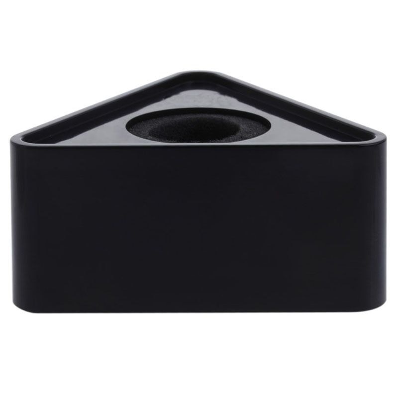 Black Hole Triangular Mic Microphone TV Interview Logo Flag Station DIY