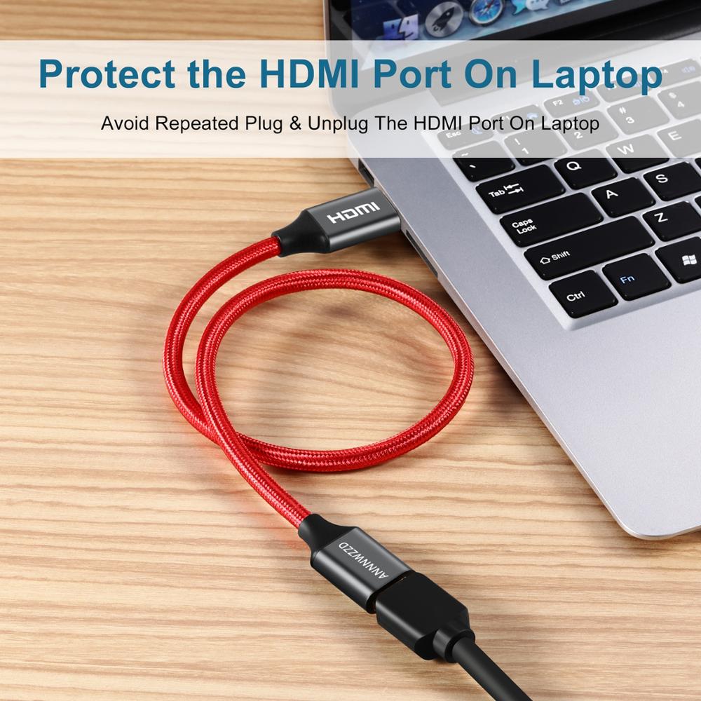 Hdmi-Compatibel Extender Kabel 4K 60Hz V2.0 Man-vrouw Kabel Voor Hdtv Nintend Schakelaar PS4/PS3 Hdmi-Compatibel Extension