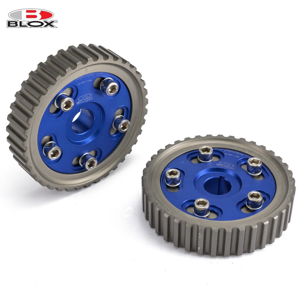 Blox-polea de marchas de leva ajustable, accesorio para Honda SOHC D15/D16 D-SERIES SOHC motor 88-97, entrada y AF-CGD16BL de escape, 2 unidades