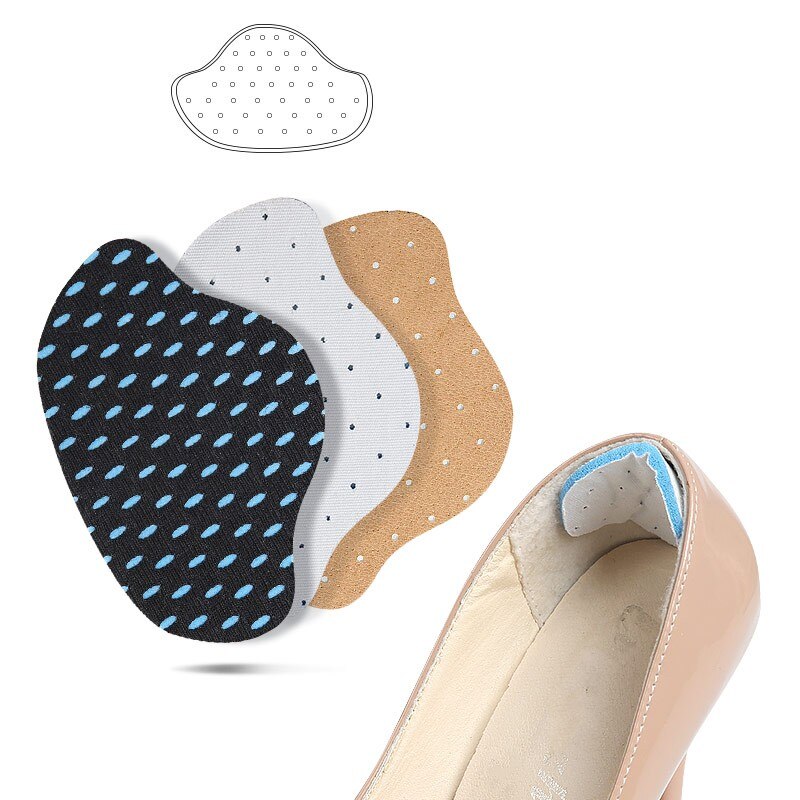 Plantillas antidesgaste para zapatos, pegatinas de látex para el talón, almohadillas de seguimiento, almohadillas ajustables para el pie, 2 piezas