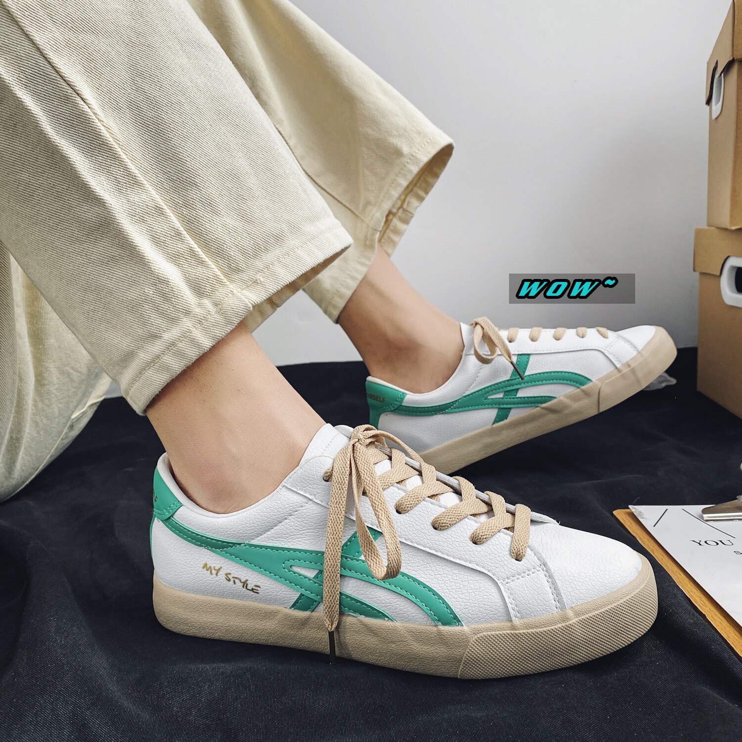 Menn fritidssko herresko lettvektskomfortable pustende walking joggesko casual sneakerslow skoler leiligheter sko