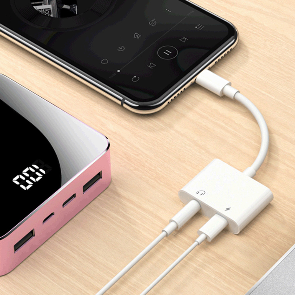 Adapter słuchawek do iPhone'a 14 13 12 11 X 8 7 Plus Rozdzielacz audio Aux do oświetlenia do adaptera 3,5 mm Gniazdo słuchawkowe Kabel