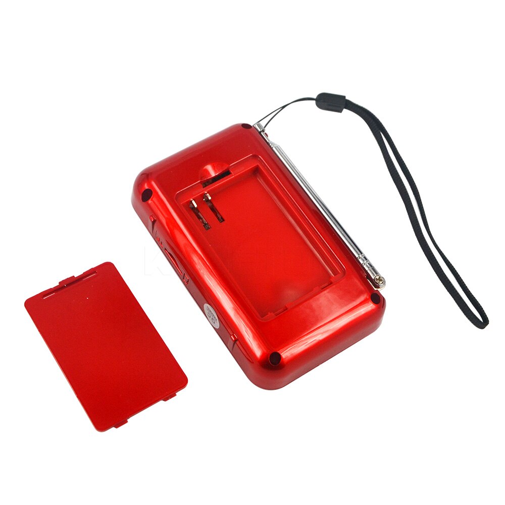 Kebidu t -508 mini-fm-radio mit lautsprecher, wiederaufladbar, digitales led-display, stereo, usb, tf 50mm micro-sd-karte,  mp3- player