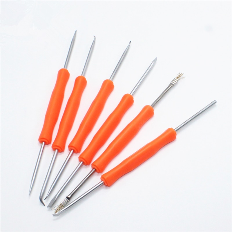Electronic Heat Assist Repair Tool Set 6pcs/set Welding Solder Soldering Station Iron Tool Welding Grinding Cleaning Tool