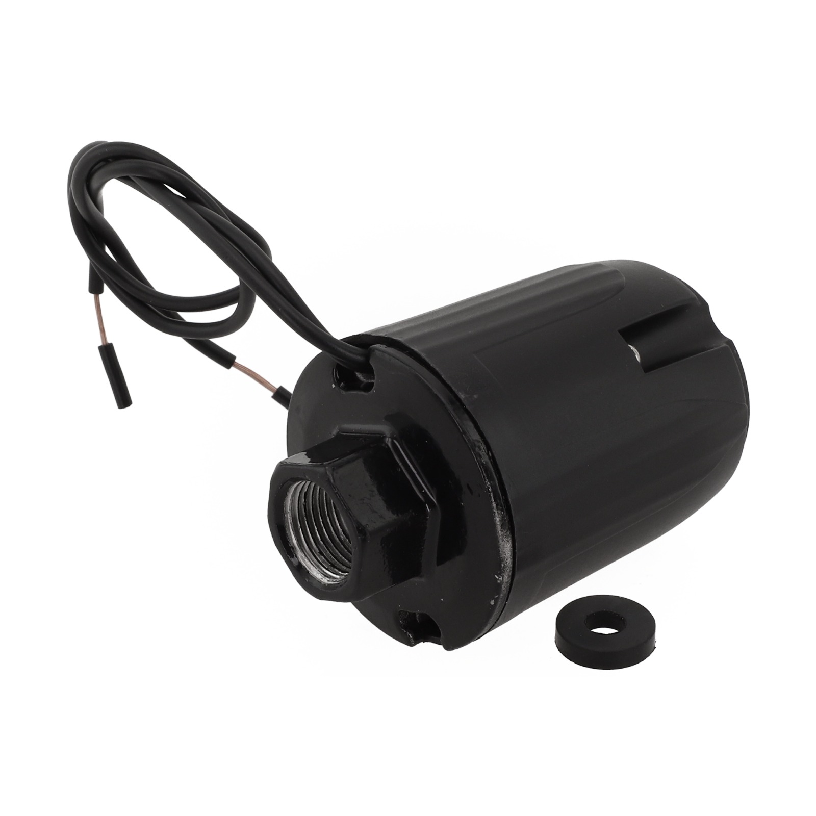 Vannpumpe automatisk trykkbryter pumpetrykkregulator dobbel kontakt 3/8 tommers innvendig gjenge 1/4 tommers utvendig gjenge: Blå